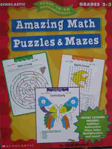 (image for) Amazing Math Puzzles & Mazes Grades 2-3 (P) by Cindi Mitchell