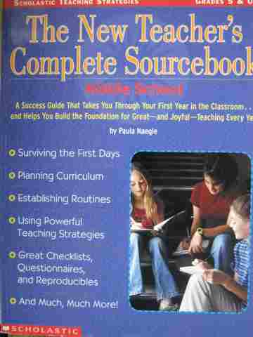 (image for) New Teacher's Complete Sourcebook Middle School (P) by Naegle