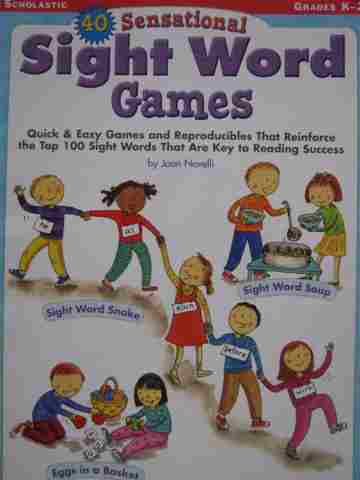 (image for) Sight Word Games Grades K-2 (P) by Joan Novelli