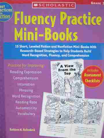 (image for) Fluency Practice Mini-Books Grade 3 (P) by Kathleen M Hollenbeck