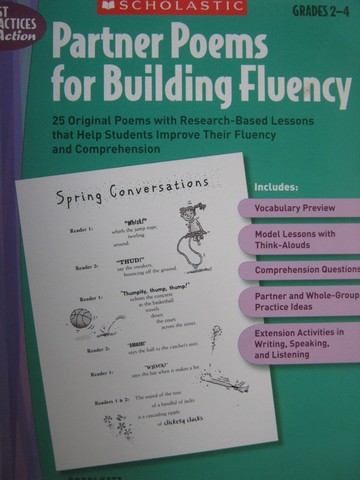 (image for) Partner Poems for Building Fluency Grades 2-4 (P) by Bobbi Katz