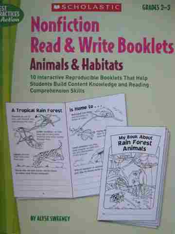 (image for) Nonfiction Read & Write Booklets Animals & Habitats 2-3 (P)