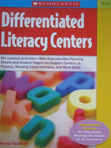 (image for) Differentiated Literacy Centers K-3 (P) by Margo Southall - Click Image to Close