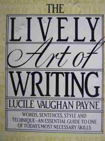 (image for) Lively Art of Writing (P) by Lucile Vaughan Payne
