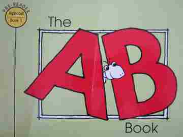 (image for) My First Bob Books Pre-Reader Alphabet Book 1 (P) by Kertell