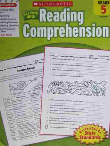(image for) Success with Reading Comprehension Grade 5 (P) by VanVickle,