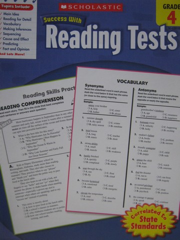 (image for) Success with Reading Tests Grade 4 (P)