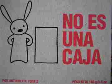 (image for) No es una caja (P) by Antoinette Portis