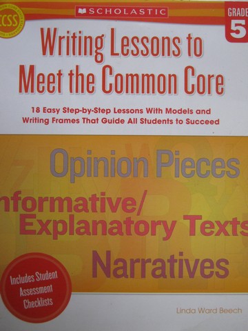 (image for) Writing Lessons to Meet the Common Core Grade 5 (P) by Beech