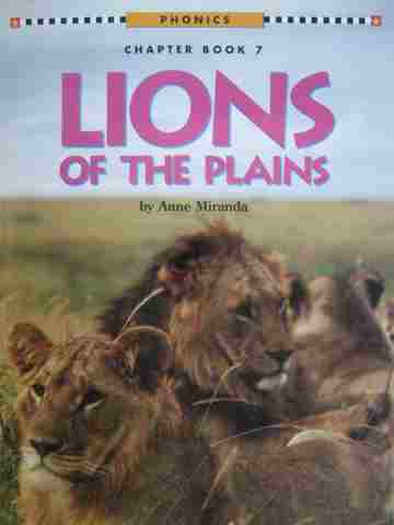 (image for) Phonics Chapter Book Lions of the Plains (P) by Anne Miranda