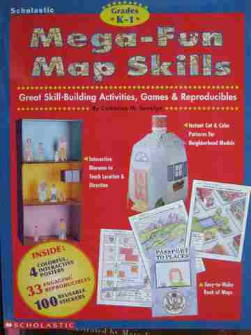 (image for) Mega-Fun Map Skills Grades K-1 (P) by Catherine M Tamblyn