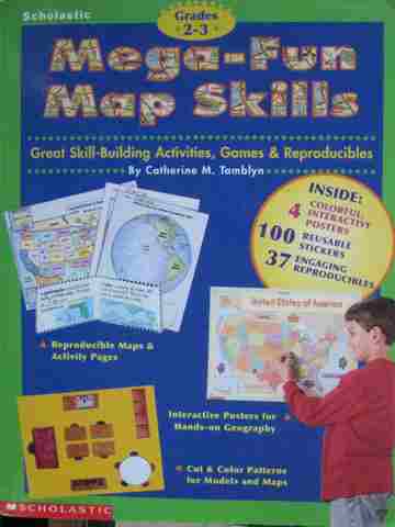 (image for) Mega-Fun Map Skills Grades 2-3 (P) by Catherine M Tamblyn