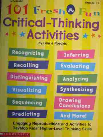 (image for) 101 Fresh & Fun Critical-Thinking Activities Grades 1-3 (P) - Click Image to Close