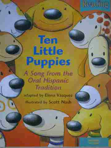 (image for) Reading K Ten Little Puppies (P) by Elena Vazquez