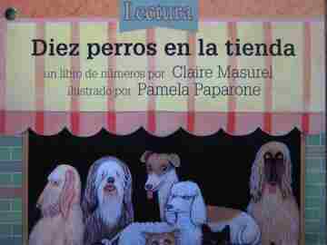 (image for) Lectura 1 Diez perros en la tienda (P) by Claire Masurel