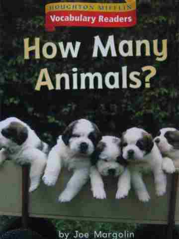 (image for) Vocabulary Readers K How Many Animals? (P) by Joe Margolin