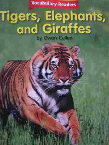 (image for) Vocabulary Readers K Tigers Elephants & Giraffes (P) by Cullen