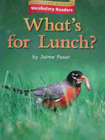 (image for) Vocabulary Readers K What's for Lunch? (P) by Jaime Pasat