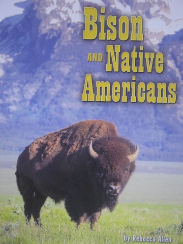 (image for) Bison & Native Americans (P) by Rebecca Allen