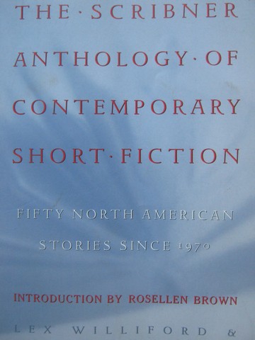 (image for) Scribner Anthology of Contemporary Short Fiction (P)