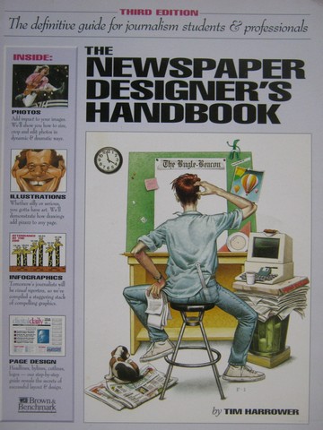 (image for) Newspaper Designer's Handbook 3rd Edition (Spiral) by Harrower