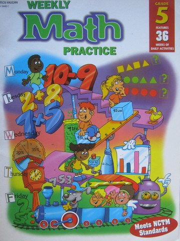 (image for) Weekly Math Practice Grade 5 (P) by Margaret Fetty