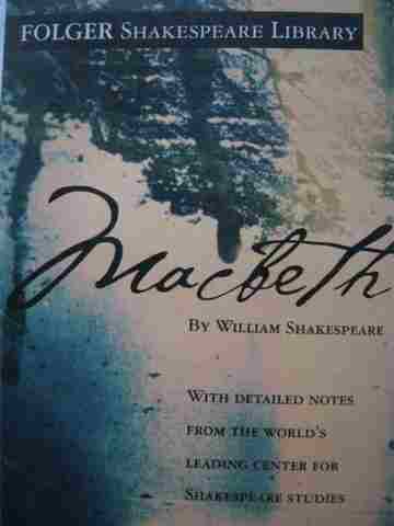 (image for) Folger Shakespeare Library Macbeth (P) by Mowat & Werstine