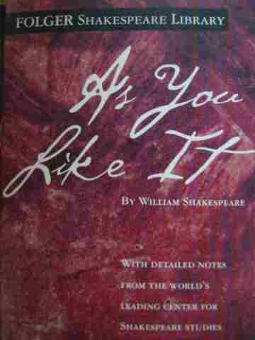 (image for) Folger Shakespeare Library As You Like It (P) by Mowat,