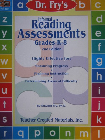 (image for) Dr. Fry's Informal Reading Assessments 2nd Edition K-8 (P)