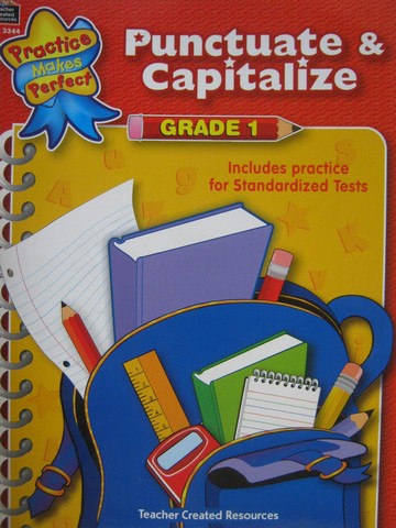 (image for) Practice Makes Perfect Punctuate & Capitalize Grade 1 (P)