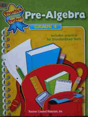(image for) Practice Makes Perfect Pre-Algebra Grade 4 (P) by Robert W Smith