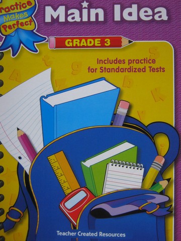 (image for) Practice Makes Perfect Main Idea Grade 3 (P) by Debra J Housel