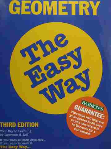 (image for) Geometry The Easy Way 3rd Edition (P) by Lawrence S Leff