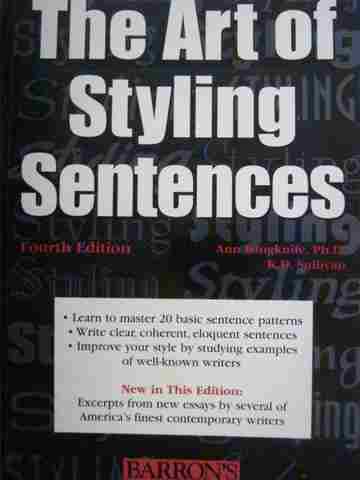 (image for) Art of Styling Sentences 4th Edition (P) by Longknife & Sullivan