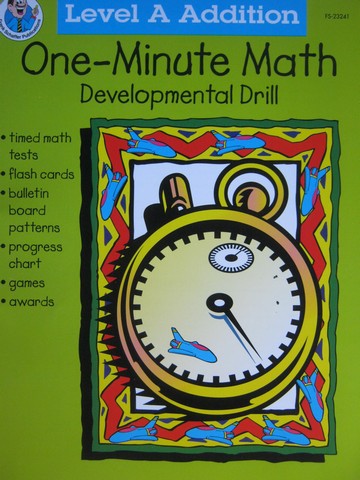 (image for) One-Minute Math Developmental Drill Level A Addition (P)