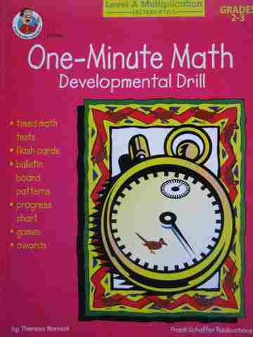 (image for) One-Minute Math Developmental Drill Level A Multiplication (P)