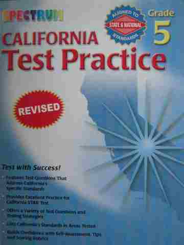 (image for) Spectrum California Test Practice Grade 5 Revised Edition (P)