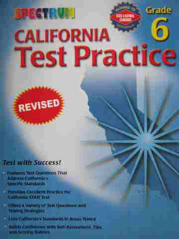 (image for) Spectrum California Test Practice Grade 6 Revised Edition (P)