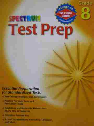 (image for) Spectrum Test Prep Grade 8 (P) by Foreman, Cohen, Kaplan