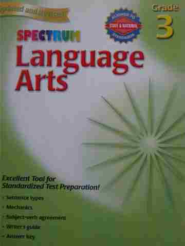 (image for) Spectrum Language Arts Grade 3 Updated & Revised (P)