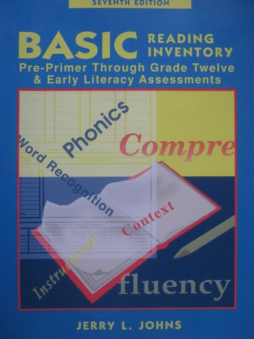 (image for) Basic Reading Inventory 7th Edition (P) by Jerry L Johns