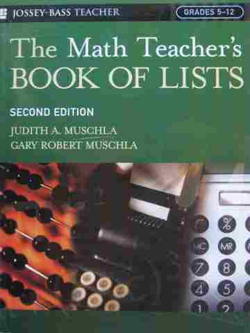 (image for) Math Teacher's Book of Lists 2nd Edition (P) by Muschla,