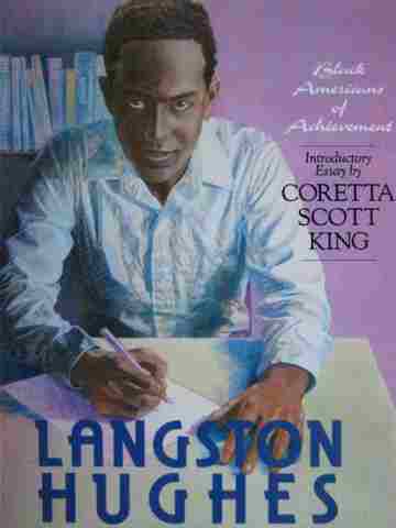(image for) Black Americans of Achievement Langston Hughes Poet (P)