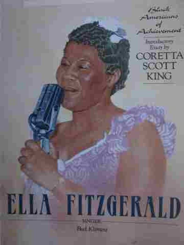 (image for) Black Americans of Achievement Ella Fitzgerald (P) by Kliment