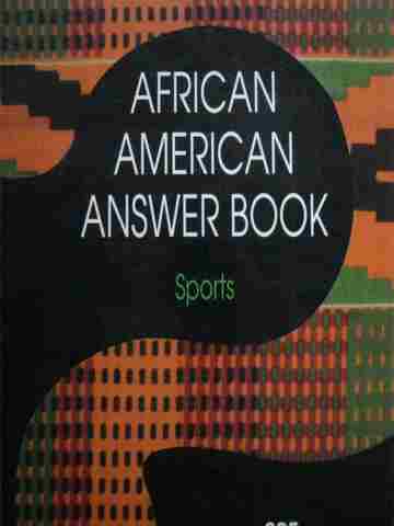 African American Answer Book Sports (P) by R S Rennert (image for) African American Answer Book Sports (P) by R S Rennert