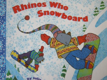 (image for) Rhinos Who Snowboard (H) by Julie Mammano