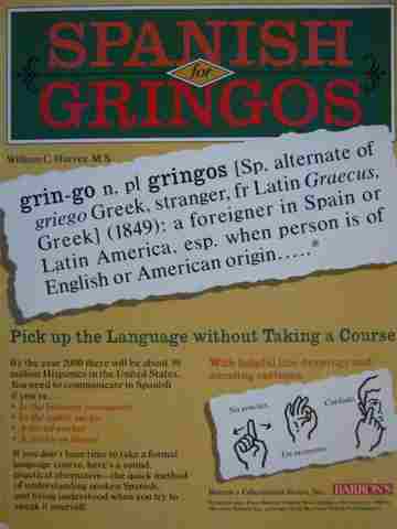 (image for) Spanish for Gringos (P) by William C Harvey