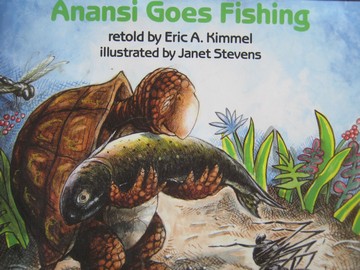 (image for) Anansi Goes Fishing (P) by Eric A Kimmel