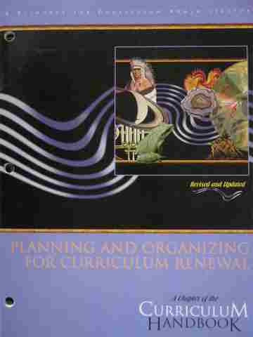(image for) A Chapter of the Curriculum Handbook Planning & Organizing (P)