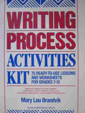 (image for) Writing Process Activities Kit (P) by Mary Lou Brandvik